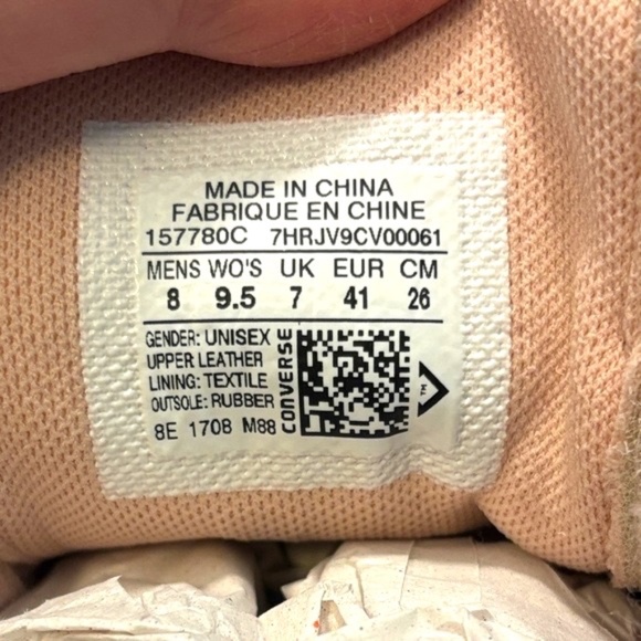 NWOT-Converse Women’s Breakpoint Ox Suede Sneakers; Dusty Pink/Burgundy Accents - Picture 2 of 11